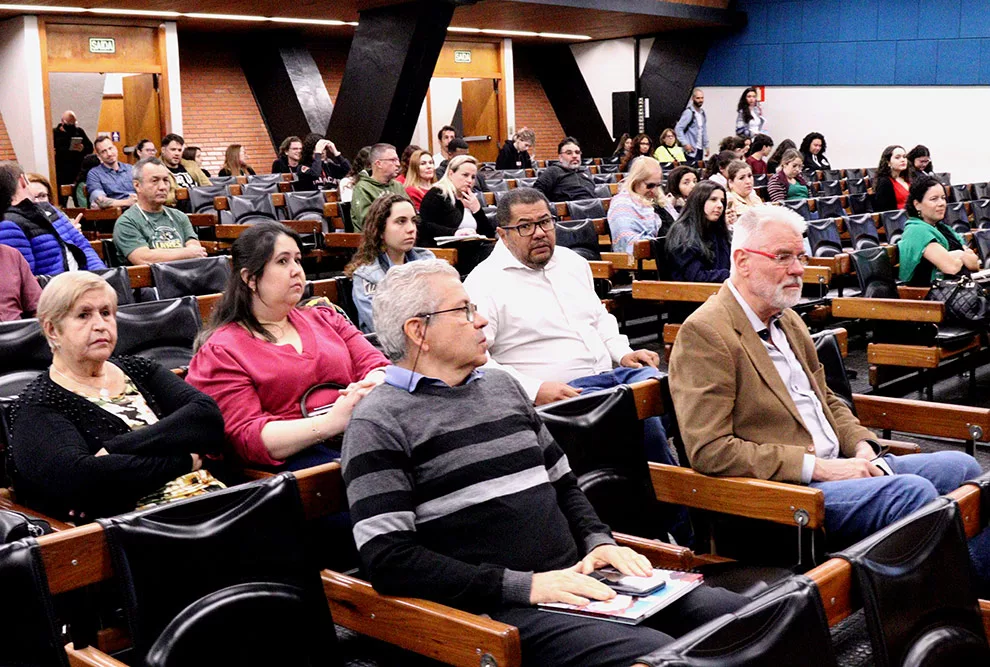 Público de diversas áreas participou do workshop que abordou vários aspectos do tema proposto