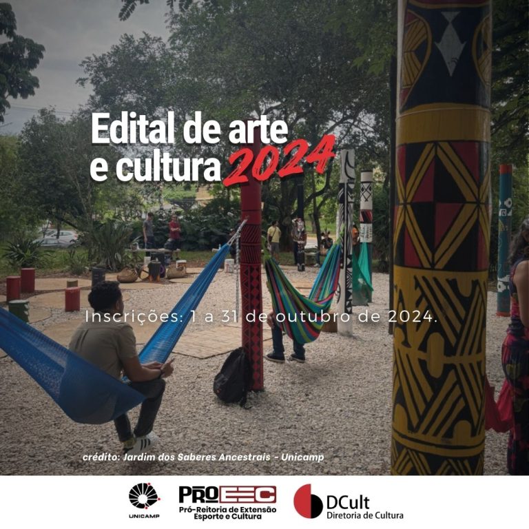 DCult lança novo Edital de Seleção de Projetos de Arte e Cultura