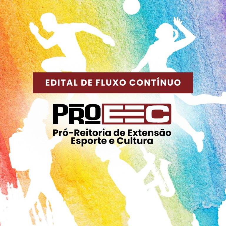 Propostas de ações de extensão, esporte e cultura podem ser submetidas ao longo de todo ano